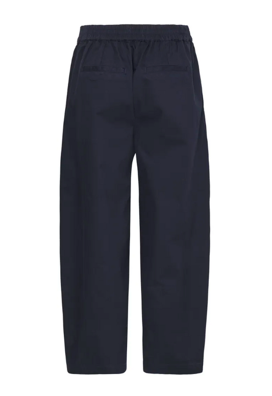 Dunkelblaue Stoffhose mit Seitentaschen und elastischem Bund,Wunderwerk Oldenburg