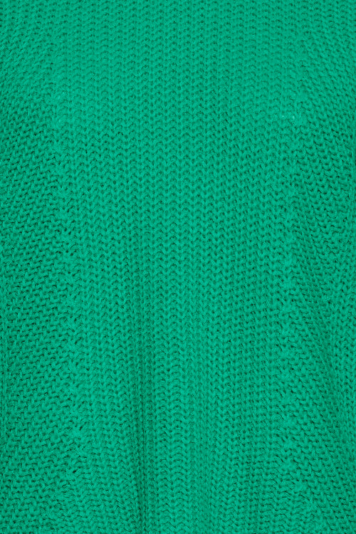 Grobstrickpullover mit Rundhalsausschnitt in grün Wunderwerk Oldenburg