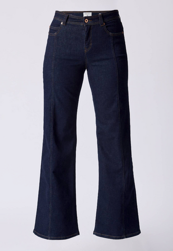 Dunkelblaue Palazzo Style Hose mit Biobaumwolle, Wunderwerk Oldenburg