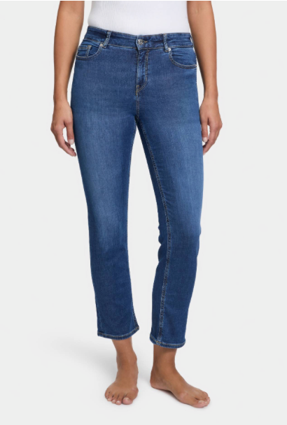 Blaue Straight Fit Jeans mit verkürztem Bein, Wunderwerk Oldenburg
