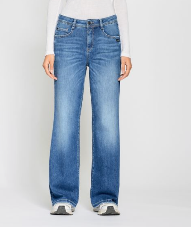 GANG Wide Leg Jeans 94AMELIE WIDE in 7940 basic midblue wash GANG Wide Leg Jeans 94AMELIE WIDE in 7940 basic midblue wash