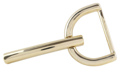 Gürtelschschließe Stab Elegant - 4cm gold glänzend Wunderwerk Oldenburg