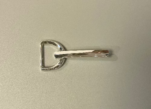 Lade das Bild in den Galerie-Viewer, Gürtelschließe Stab Elegant für 3 cm Breite Gürtel in der Farbe silber glänzend, Wunderwerk Oldenburg

