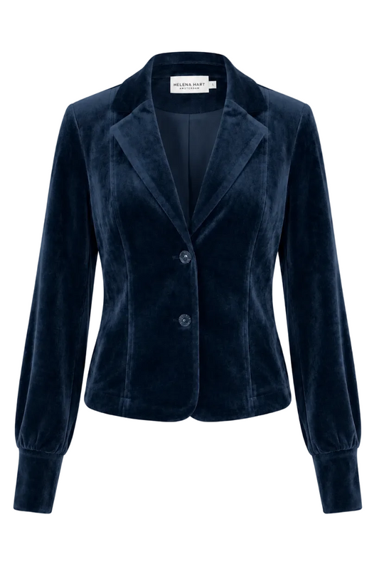 Velour Blazer in Dunkelblau Wunderwerk Oldenburg