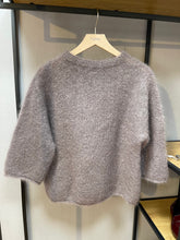 Lade das Bild in den Galerie-Viewer, Kurzarmpullover mit Mohair
