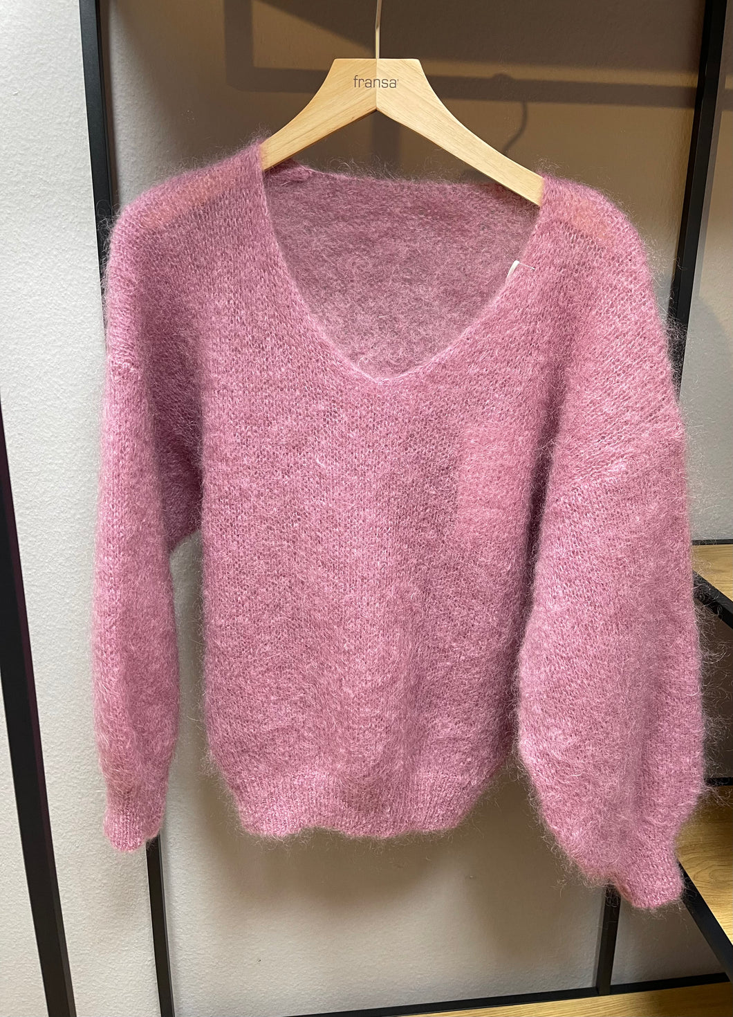 Mohair Pullover Soft V