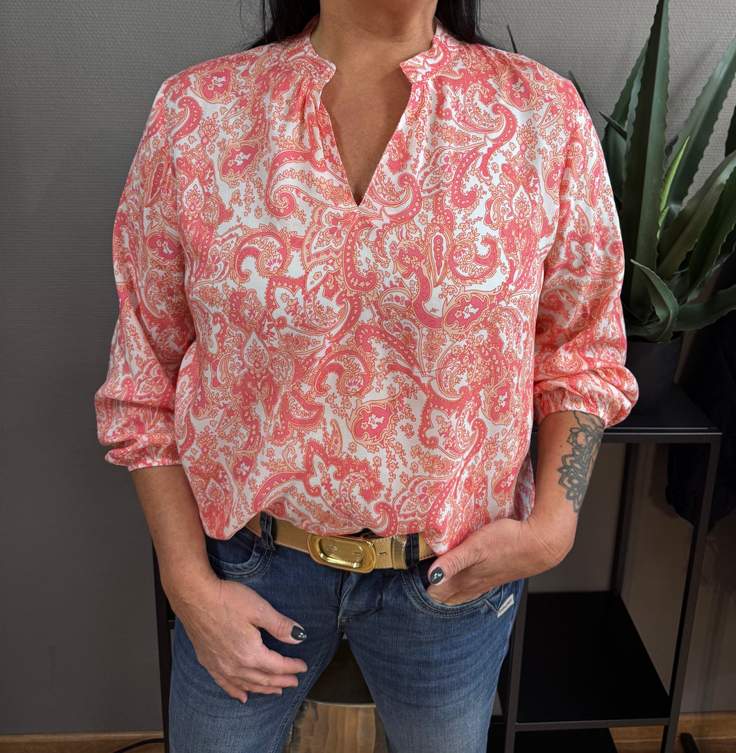 Dab Paisley Bluse