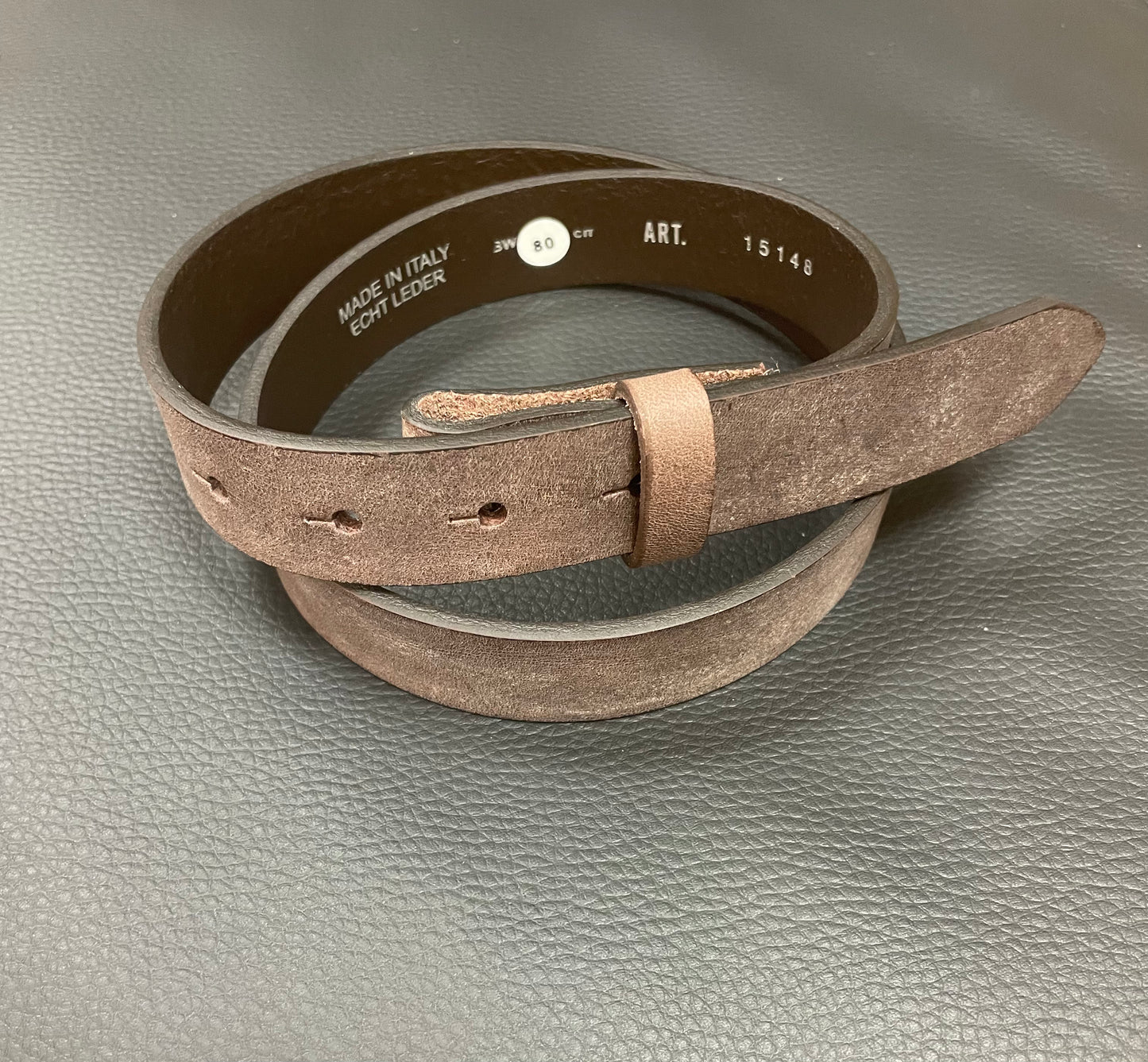 Ledergürtel Basic 3cm