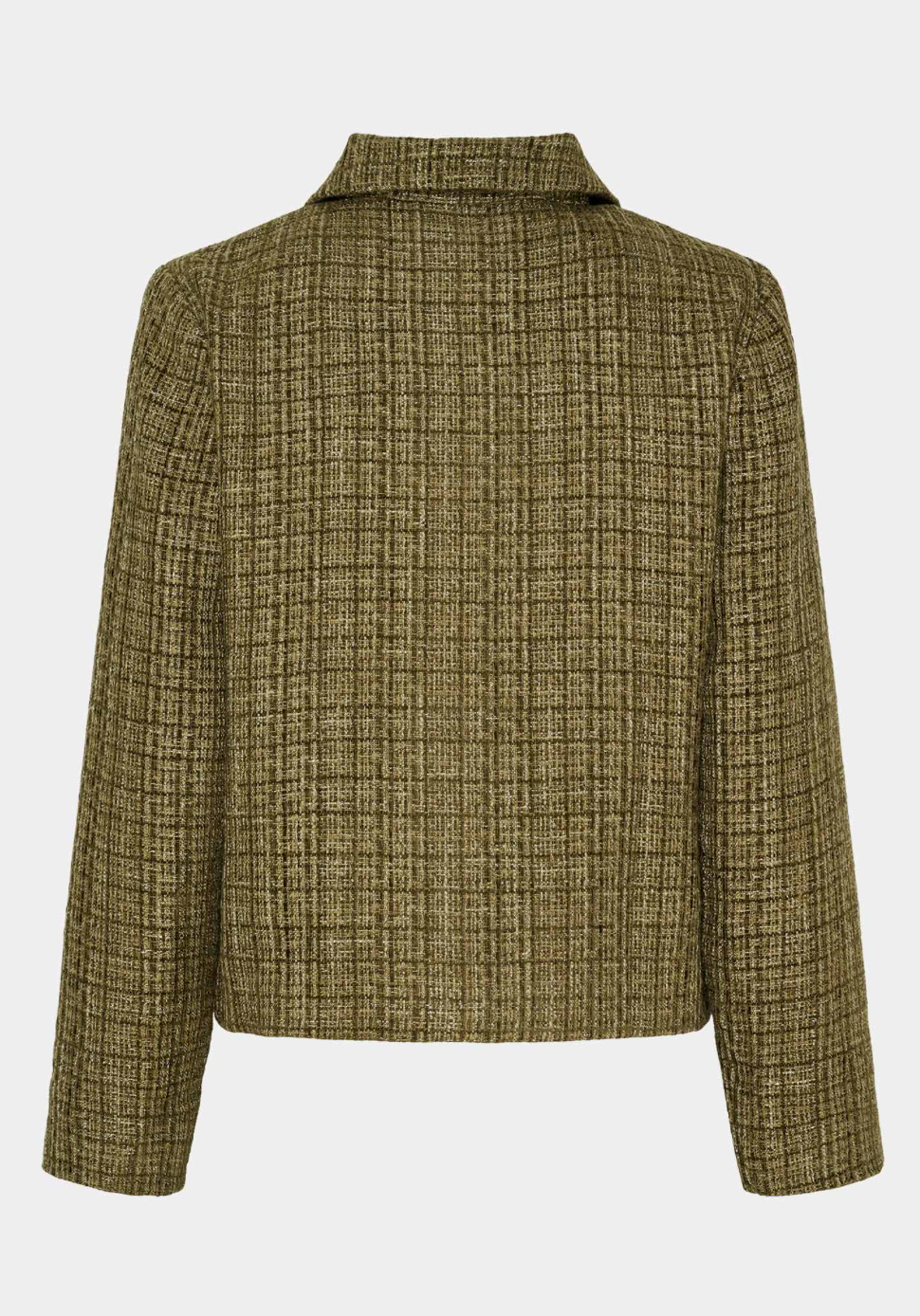 khaki Farbene Buckle Jacke mit goldenen Knöpfen und Hemdkragen, Wunderwerk Oldenburg