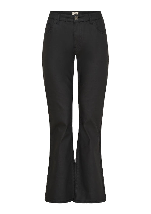 Beschichtete schwarze Hose mit geradem Beinverlauf, Wunderwerk Oldenburg