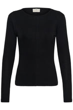 Lade das Bild in den Galerie-Viewer, schwarzes langarmshirt mit Frontnaht Wunderwerk Oldenburg
