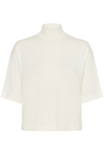 Lade das Bild in den Galerie-Viewer, Turtleneck Kurzarmpullover in offwhite Wunderwerk Oldenburg
