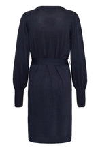 Lade das Bild in den Galerie-Viewer, Kaffe Regina Kleid mit Bindegürtel
