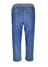 Lade das Bild in den Galerie-Viewer, Verkürzte schmale jeans mit gestreiftem Gummibund, Wunderwerk Oldenburg
