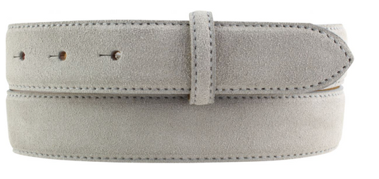 Ledergürtel Basic Nubuk - 3 cm grau taupe Wunderwerk Oldenburg