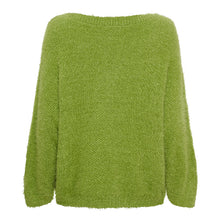 Lade das Bild in den Galerie-Viewer, Kiwigrüner Pullover in lockerer mit Rundhals, Wunderwerk Oldenburg
