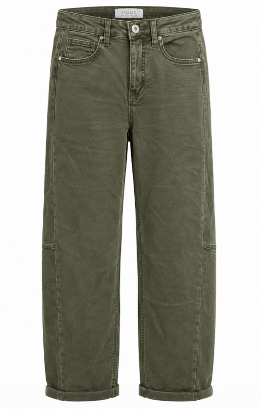 olvifarbene Ballon Fit Jeans Wunderwerk Oldenburg