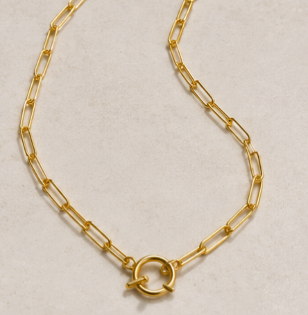 Paperclip Kette Edelstahl