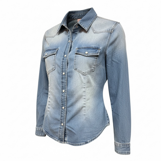 Jeansbluse