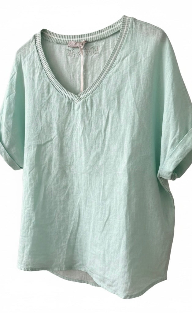 Leinenshirt "LOVE ME"