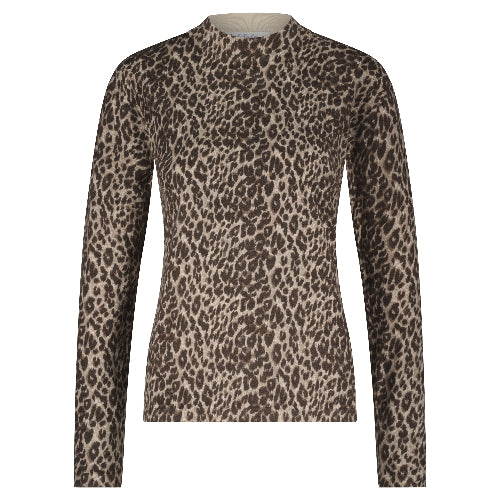 Pullover animal print red button Wunderwerk oldenburg