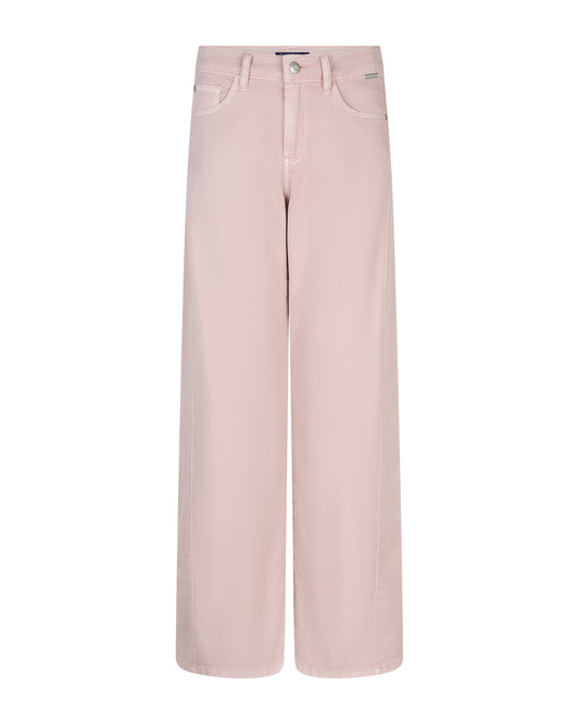 Rosefarbene Jeans mit langem weitem Bein im 5 Pocket Style Wunderwerk Oldenburg