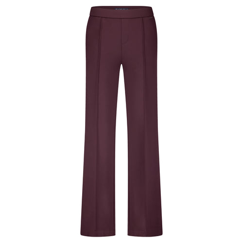 Aubergine Farbene Stoffhose mit geradem Beinverlauf von Red Button, Wunderwerk Oldenburg