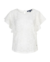Lade das Bild in den Galerie-Viewer, Top Ajour Ruffle Blusenshirt
