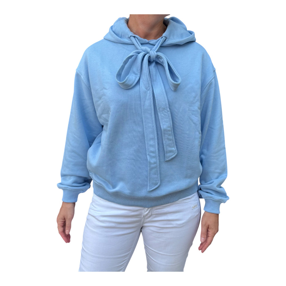 Hoodie mit Schleife in light demin Wunderwerk Oldenburg