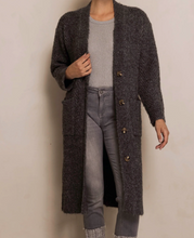 Lade das Bild in den Galerie-Viewer, Grauer lange Strickcardigan Wunderwerk Oldenburg
