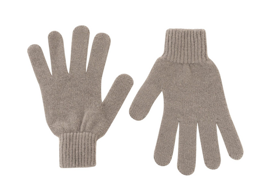 Handschuhe aus 100 % Cashmere in taupefarbe, Wunderwerk Oldenburg